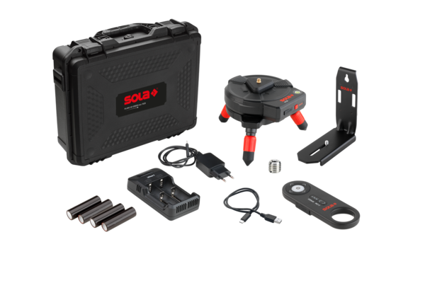 Lasery - Liniový laser - PLANO 3D GREEN RCB SET - SOLA Messwerkzeuge GmbH