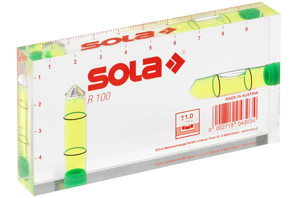 Livelle - Livelle a bolla d'aria compatte - R 100 - SOLA Messwerkzeuge GmbH
