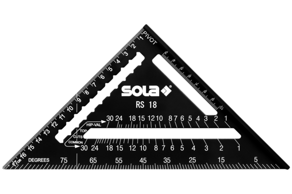 Squares / rules - Rafter squares - RS - SOLA Messwerkzeuge GmbH